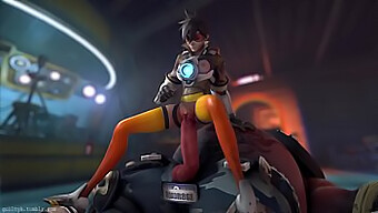 อะนิเมะ Hentai กับ Tracer และ Roadhog (Animated, Sound, Guilty)